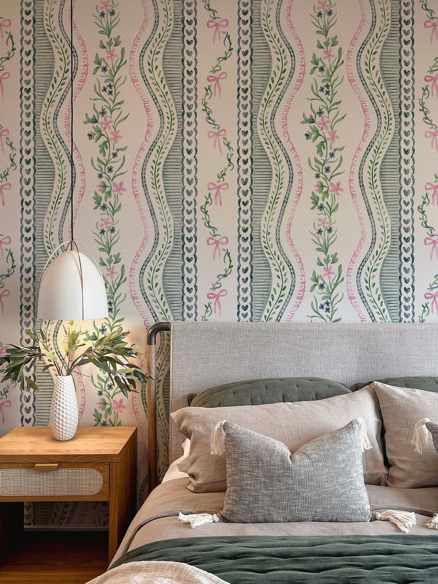 Preppy Grandmillenial Delight Wallpaper