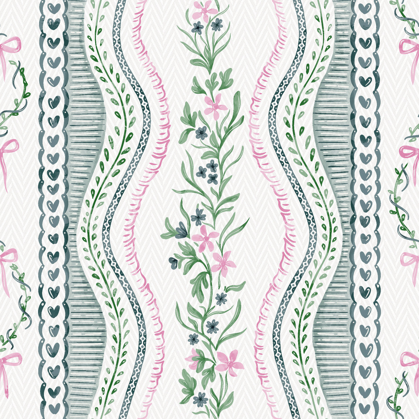 Preppy Grandmillenial Delight Wallpaper