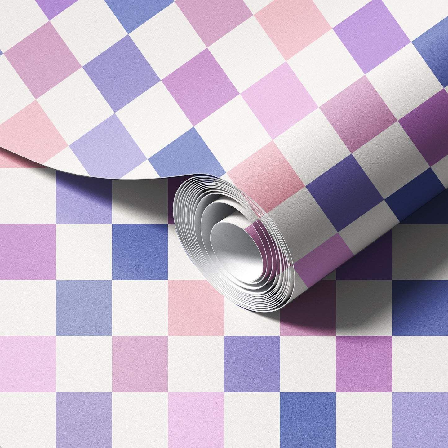 Rainbow Checkers Wallpaper