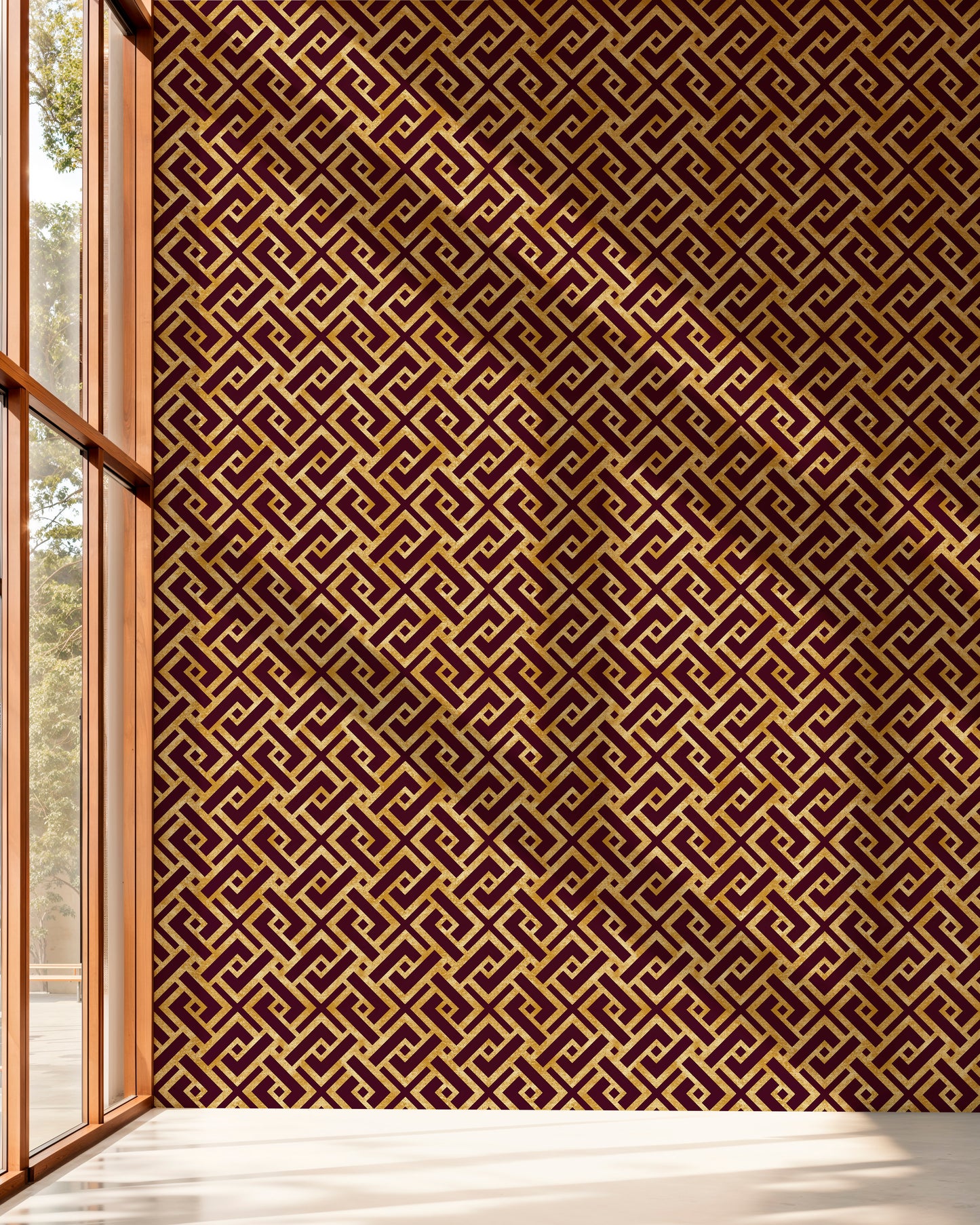 Regal Maze Peel and Stick Wallpaper - Geometric