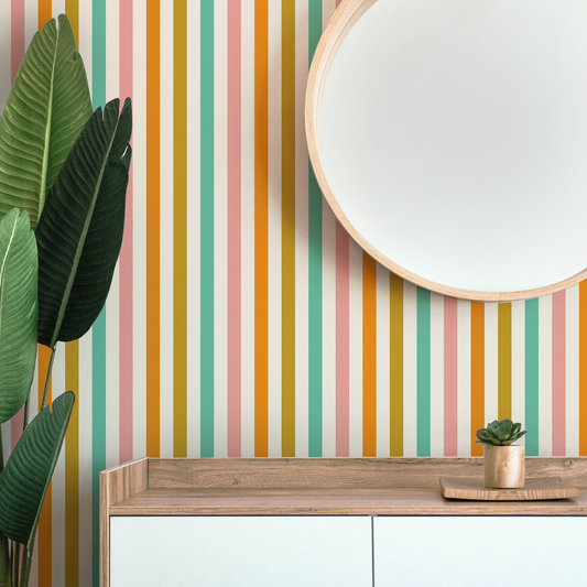 Rainbow Stripes Wallpaper