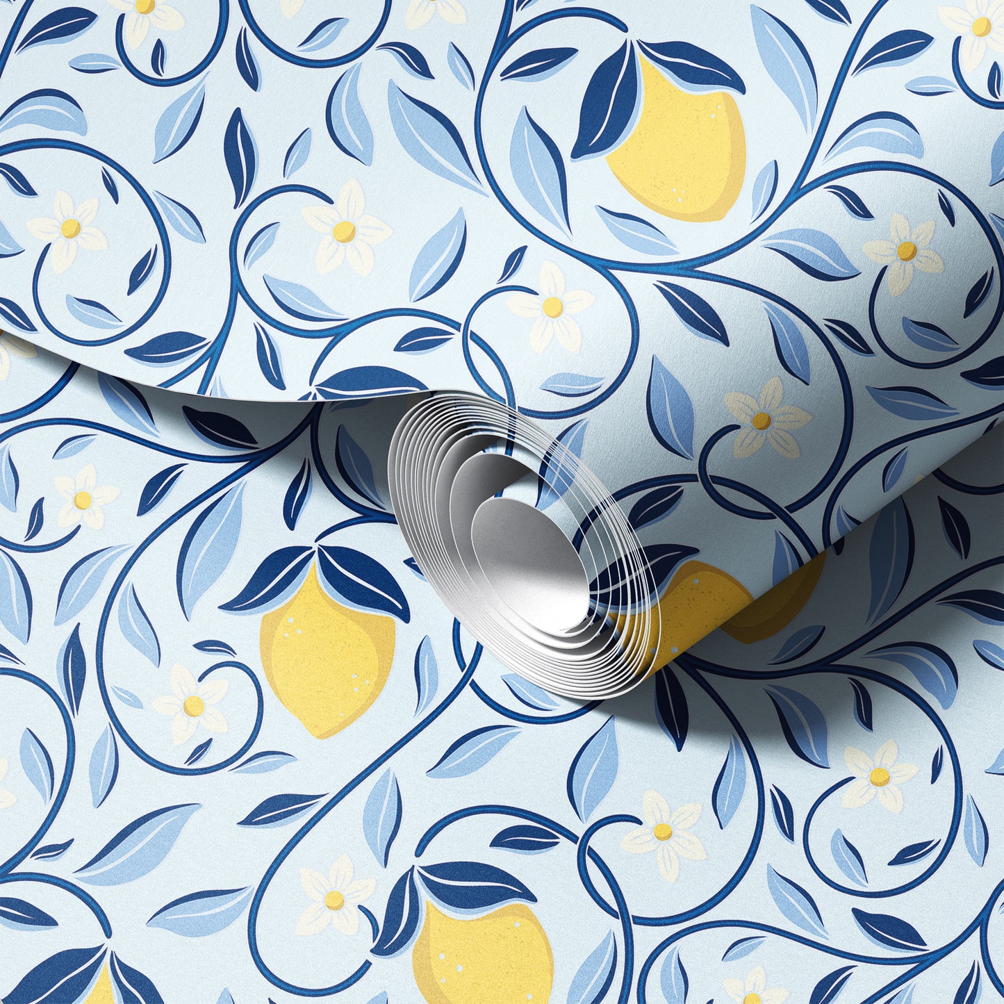Lemon Twist Bontanical Wallpaper