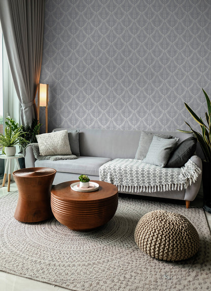 Geometric Fern Blocks Small Wallpaper