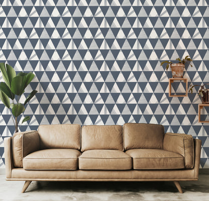 Textured Modern Triangles Wallpaper