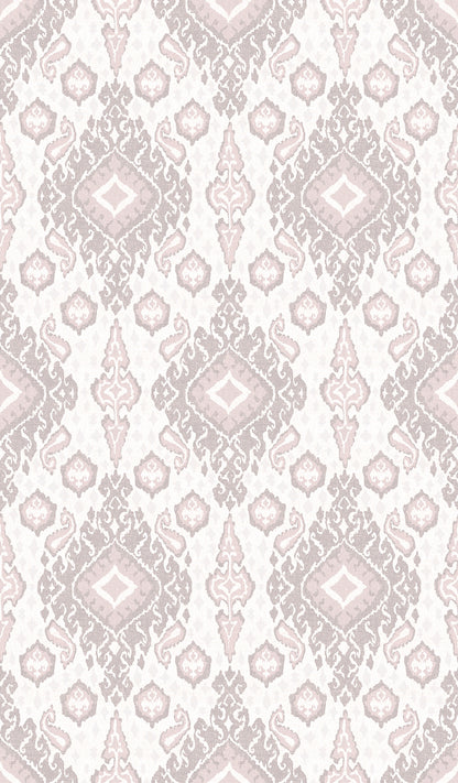 Antique Distressed Ikat Wallpaper