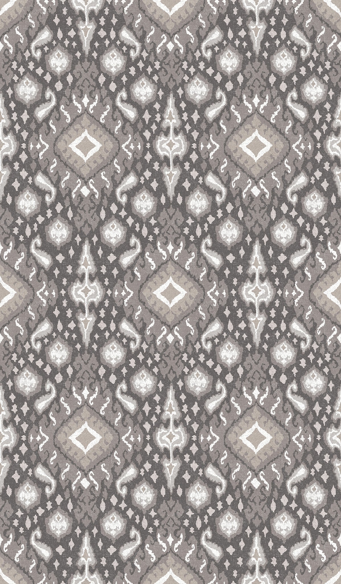 Antique Distressed Ikat Wallpaper