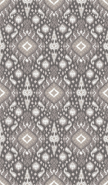 Antique Distressed Ikat Wallpaper