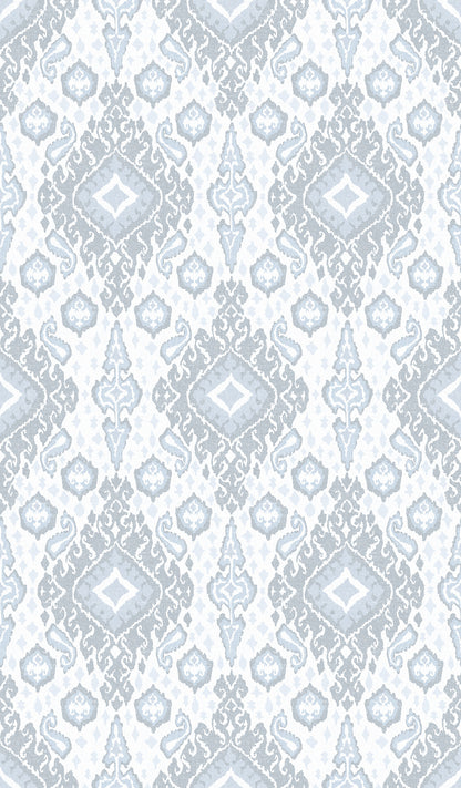 Antique Distressed Ikat Wallpaper
