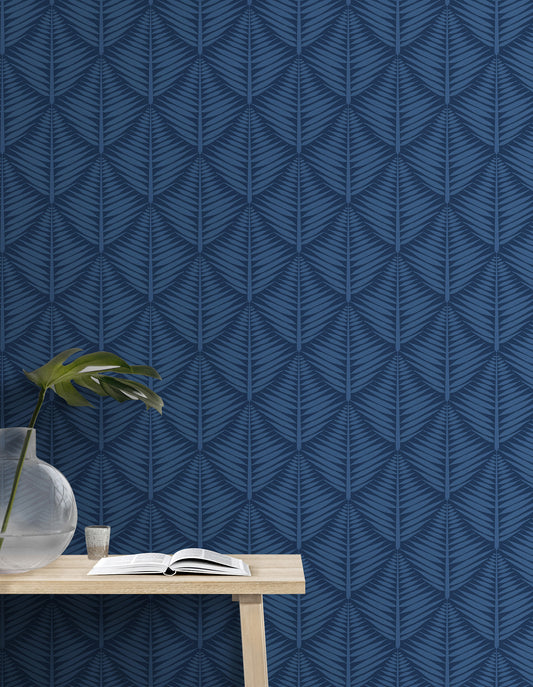 Geometric Fern Blocks Small Wallpaper