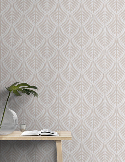 Geometric Fern Blocks Small Wallpaper