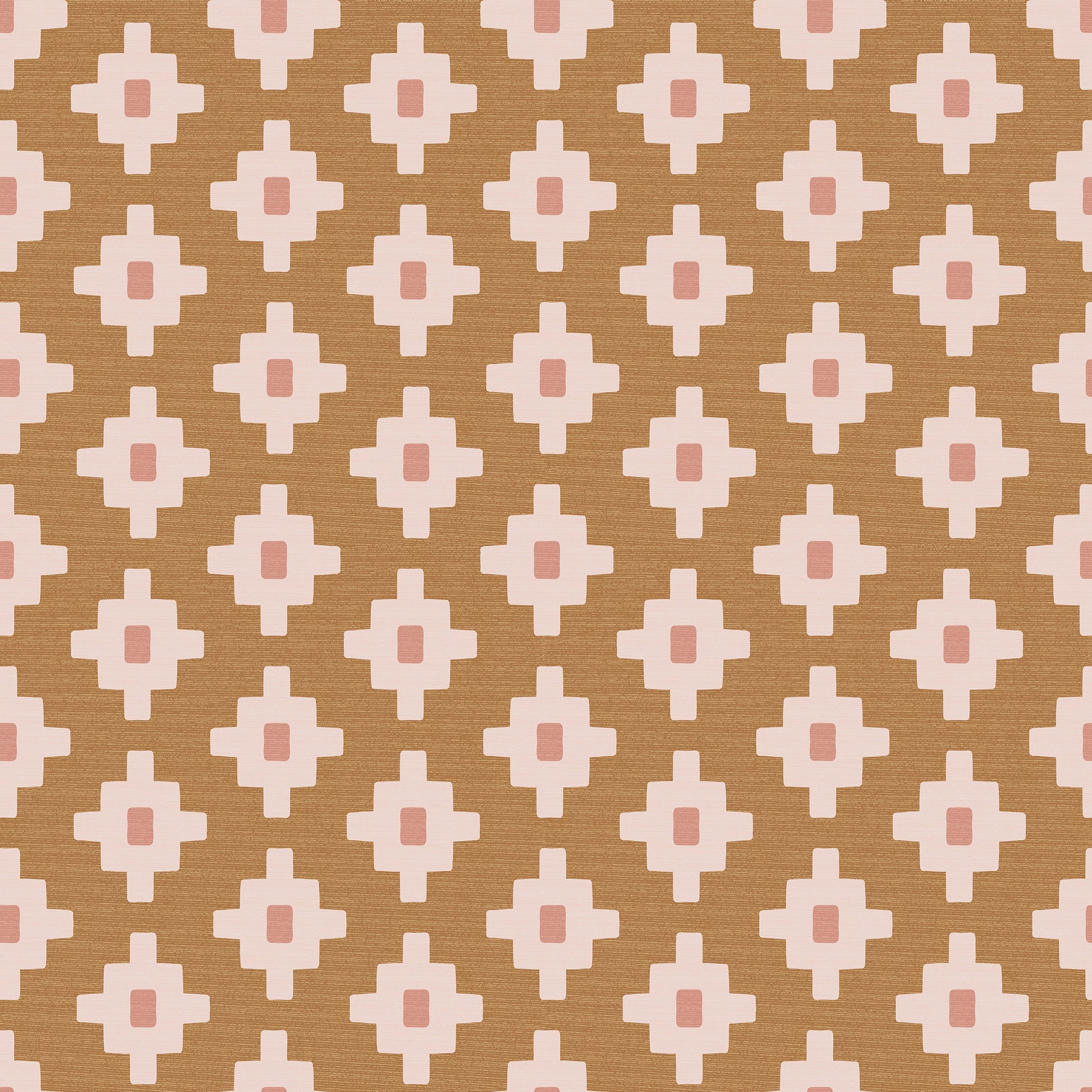 Modern Southwestern Cross Small Wallpaper.