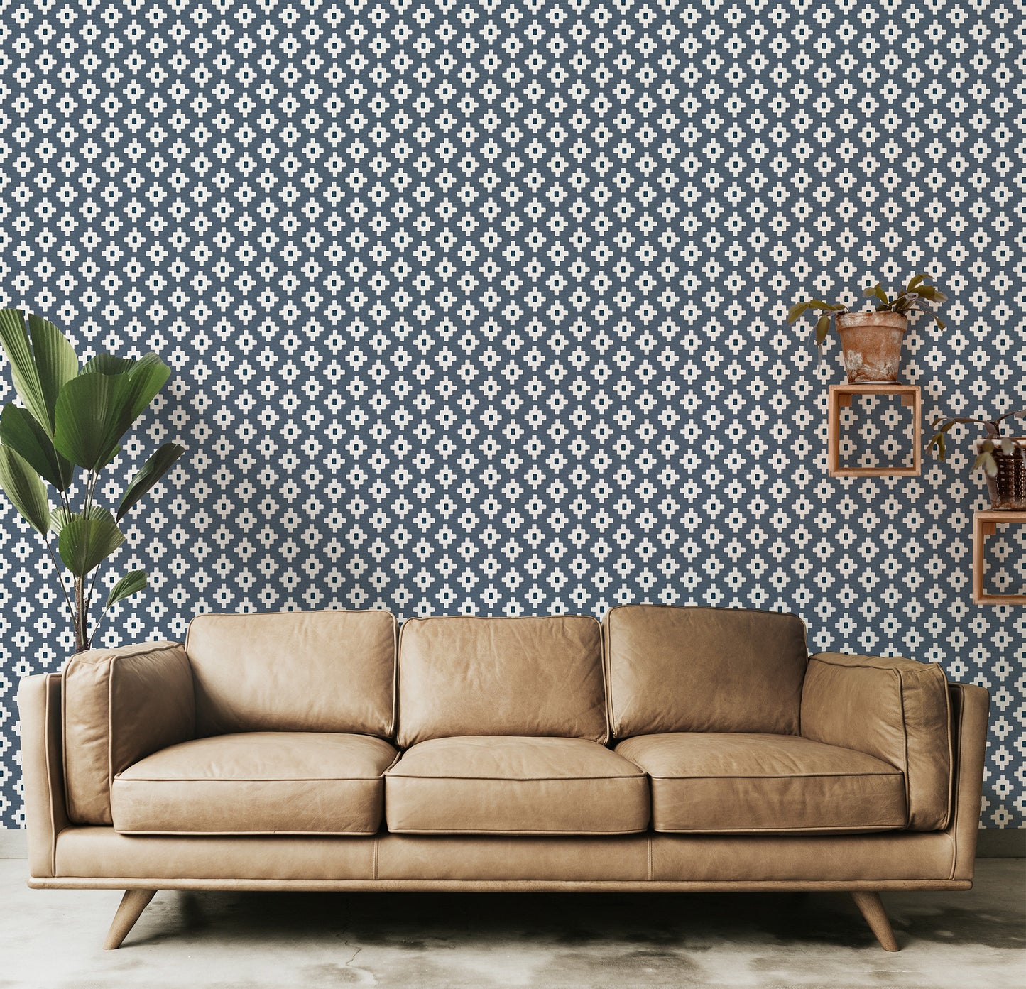Modern Southwestern Cross Small Wallpaper.
