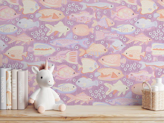 Summer School Fish Wallpaper