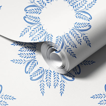 Sunburst Arabesque Wallpaper