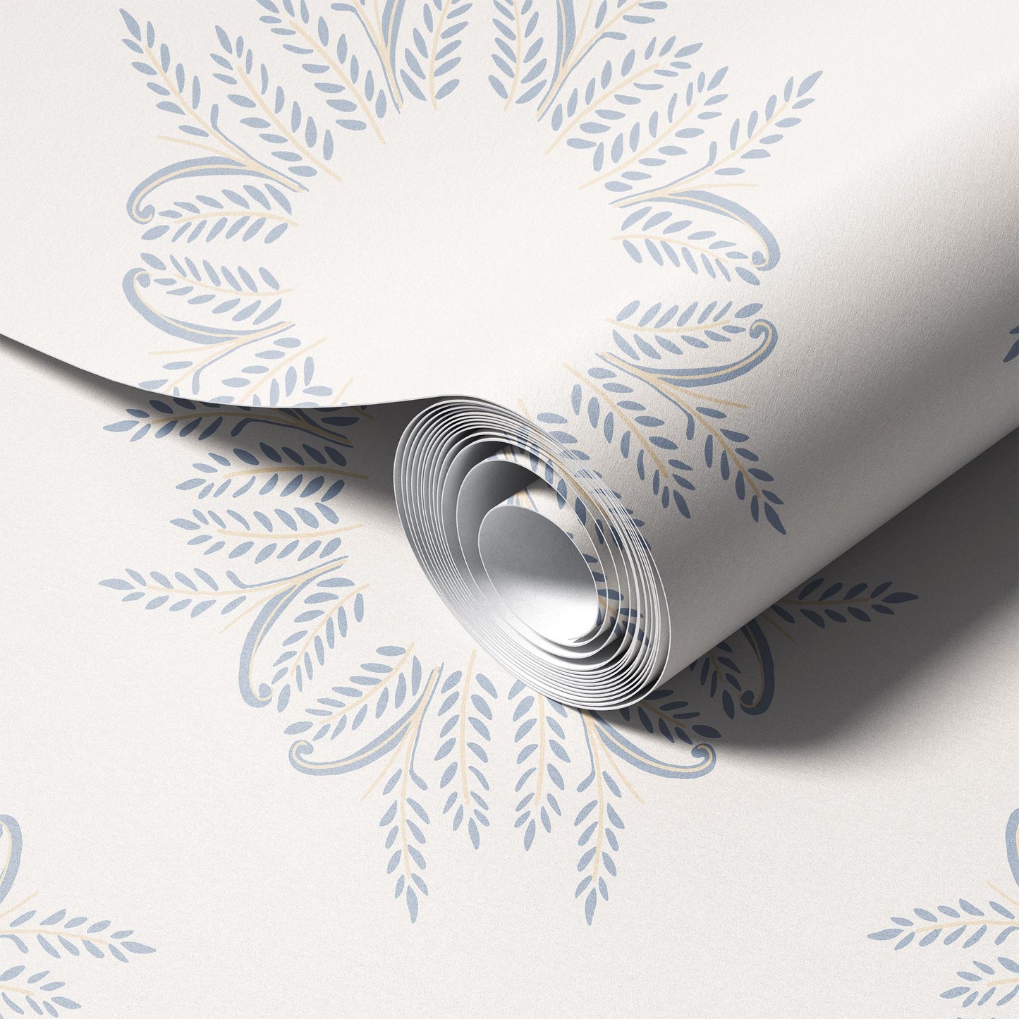 Sunburst Arabesque Wallpaper