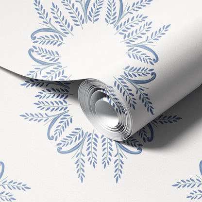 Sunburst Arabesque Wallpaper