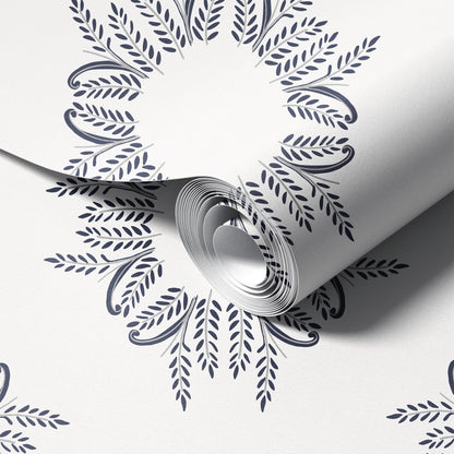 Sunburst Arabesque Wallpaper