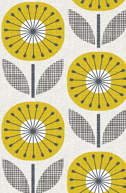 Sunny Winter Blooms Wallpaper