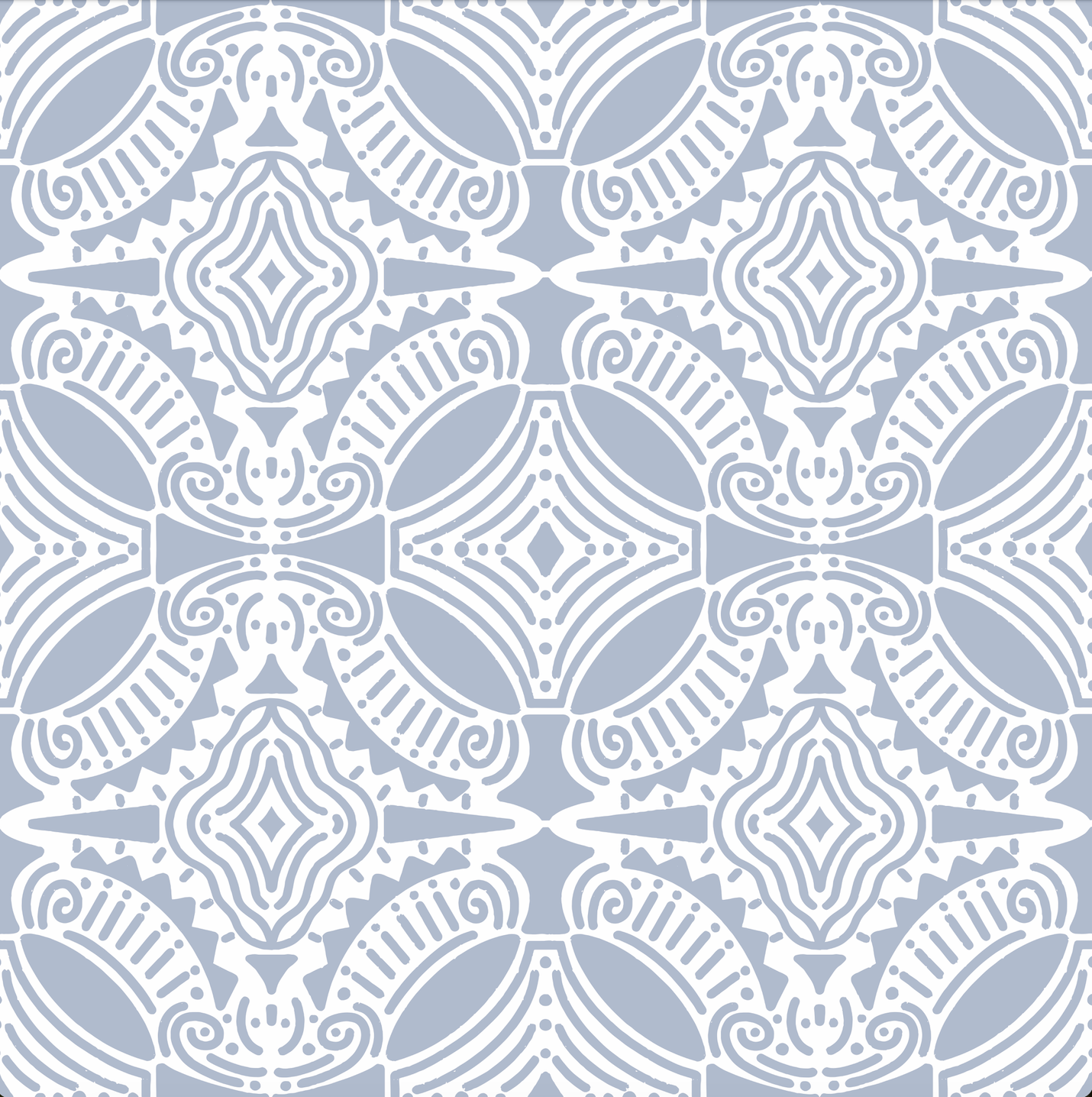 Symetrical Linework Blue