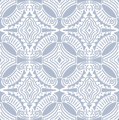 Symetrical Linework Blue