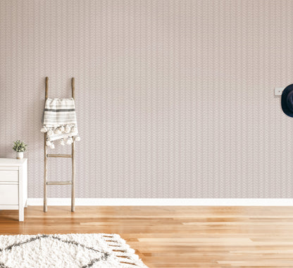 Bubble Dot Herringbone Wallpaper