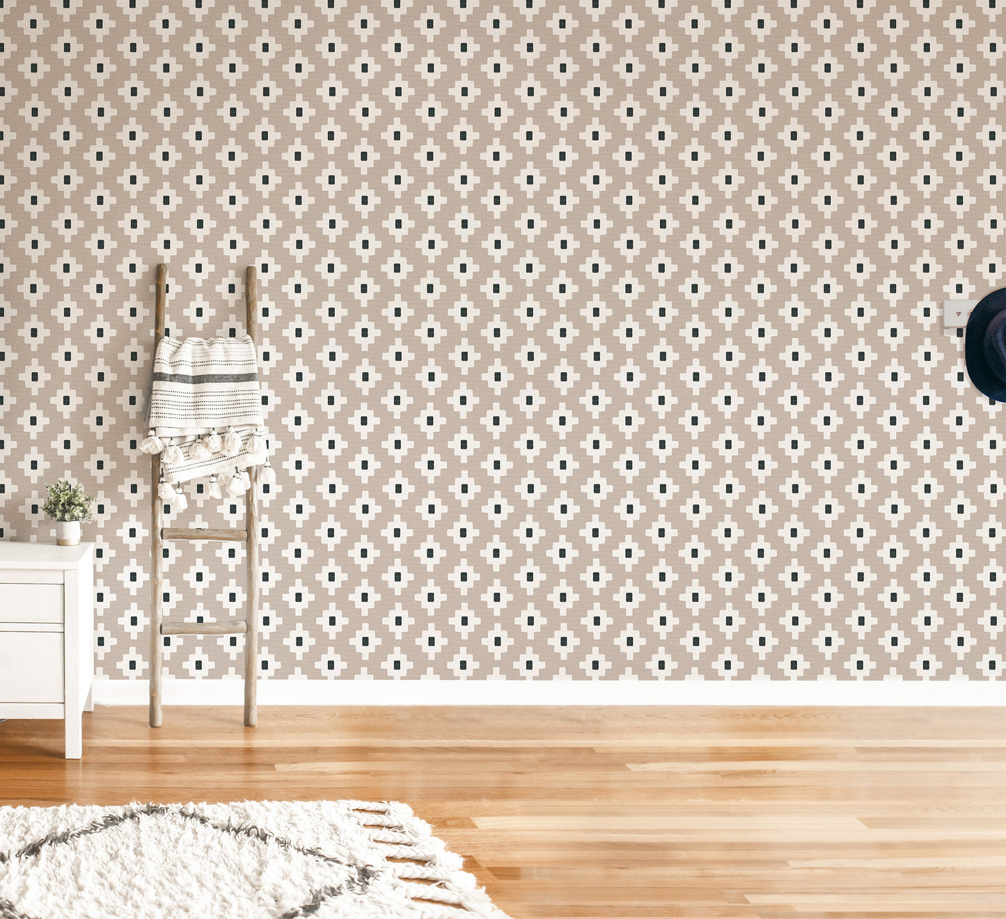 Modern Southwestern Cross Large Wallpaper