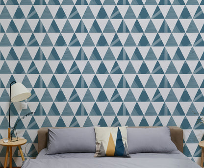 Textured Modern Triangles Wallpaper