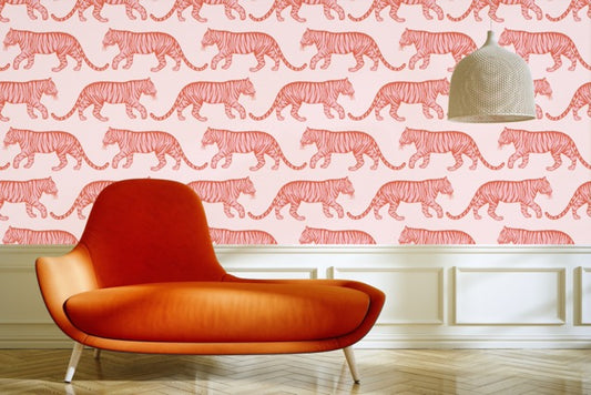 Tiger Pop Peel and Stick Wallpaper