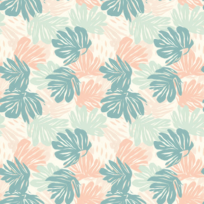 Tropical Leaves Peel and Stick Wallpaper