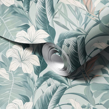 Tropical Botanical Peel and Stick Wallpaper