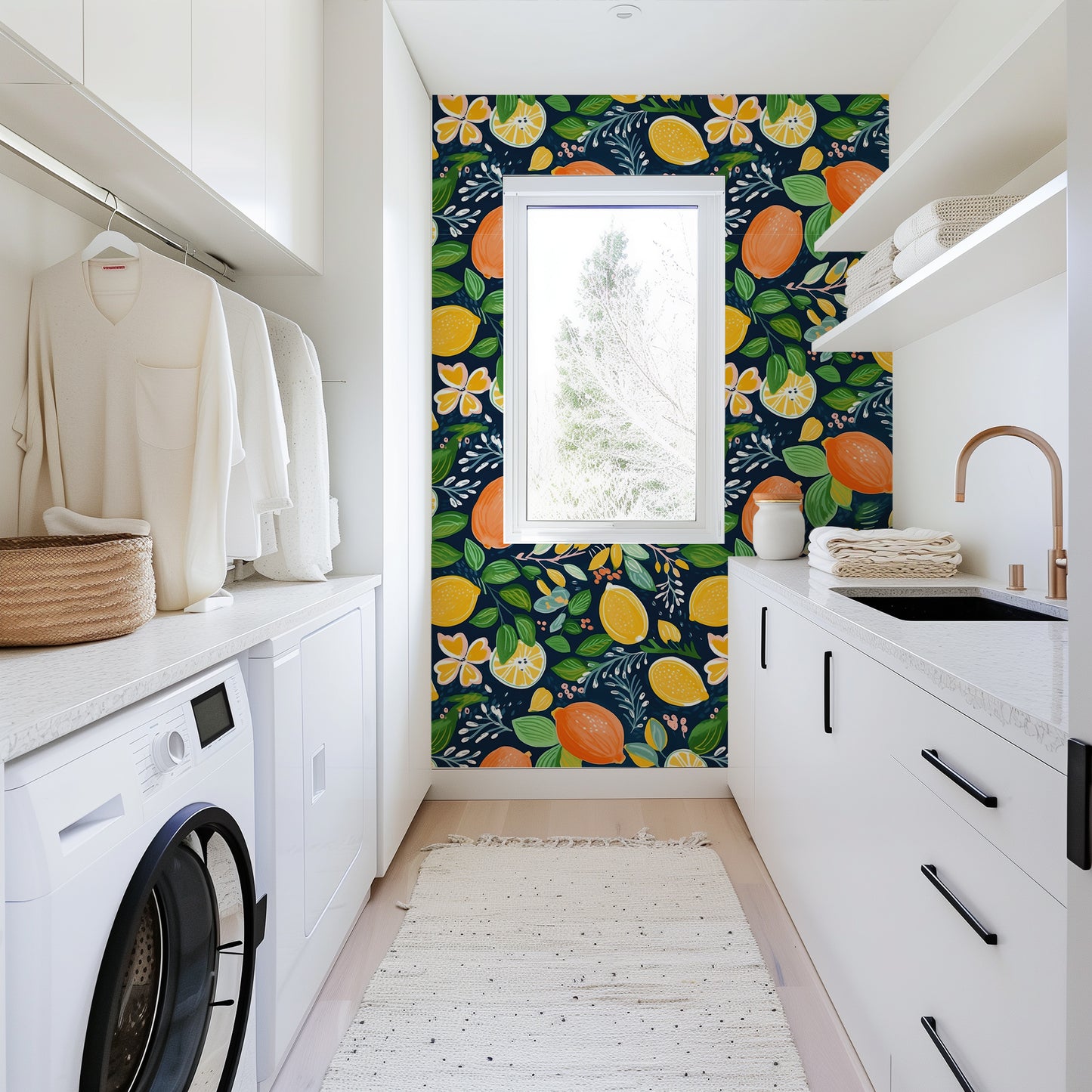 Tropical Citrus Wallpaper