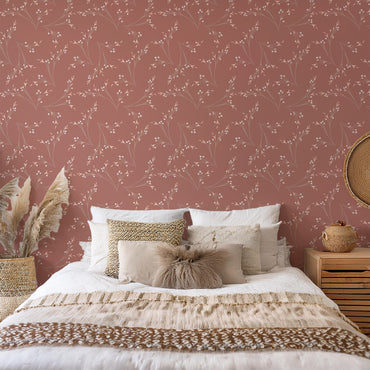 Art Nouveau Branches Wallpaper