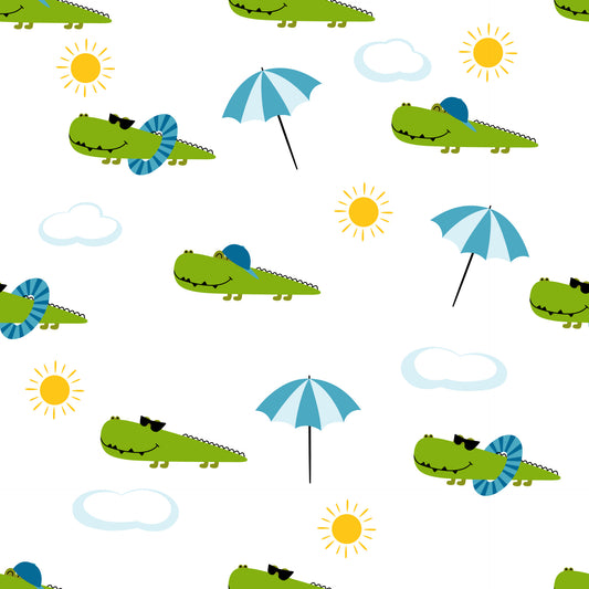 Sunbathing Crocodiles