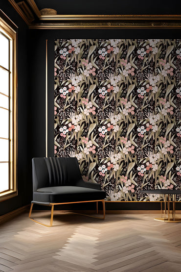 Vintage Floral Dream Peel and Stick Wallpaper