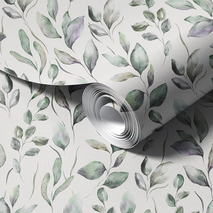 Watercolor Leaves Peel and Stick Wallpaper
